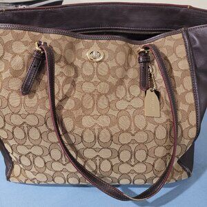 vintage coach tote bag